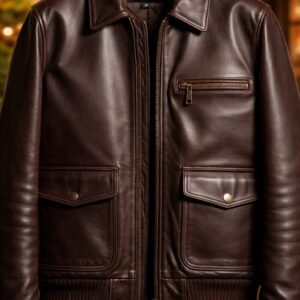 Leather Jacket Brown